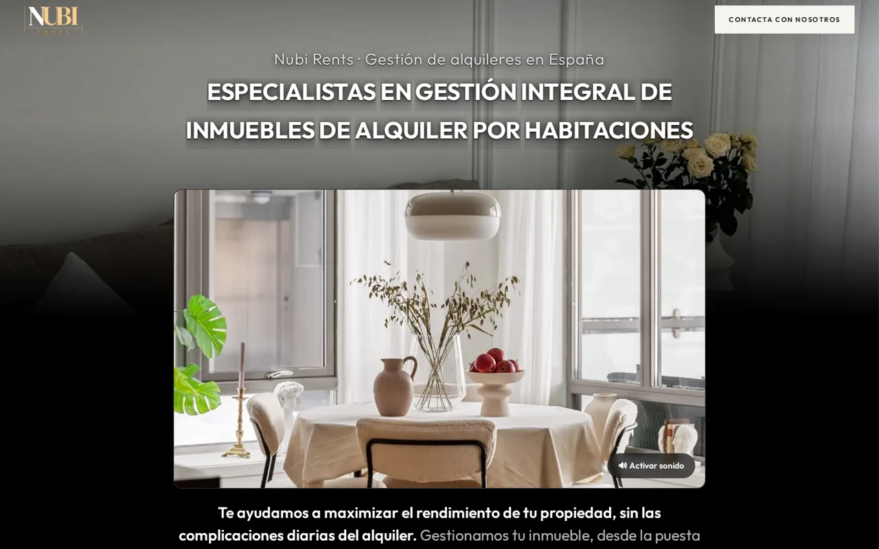 NubiRents — Web corporativa · Inmuebles